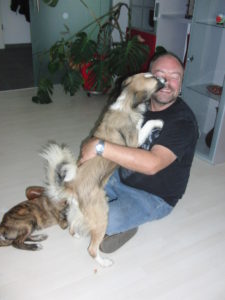 Bamboo und Lassie bei deutschen Familien