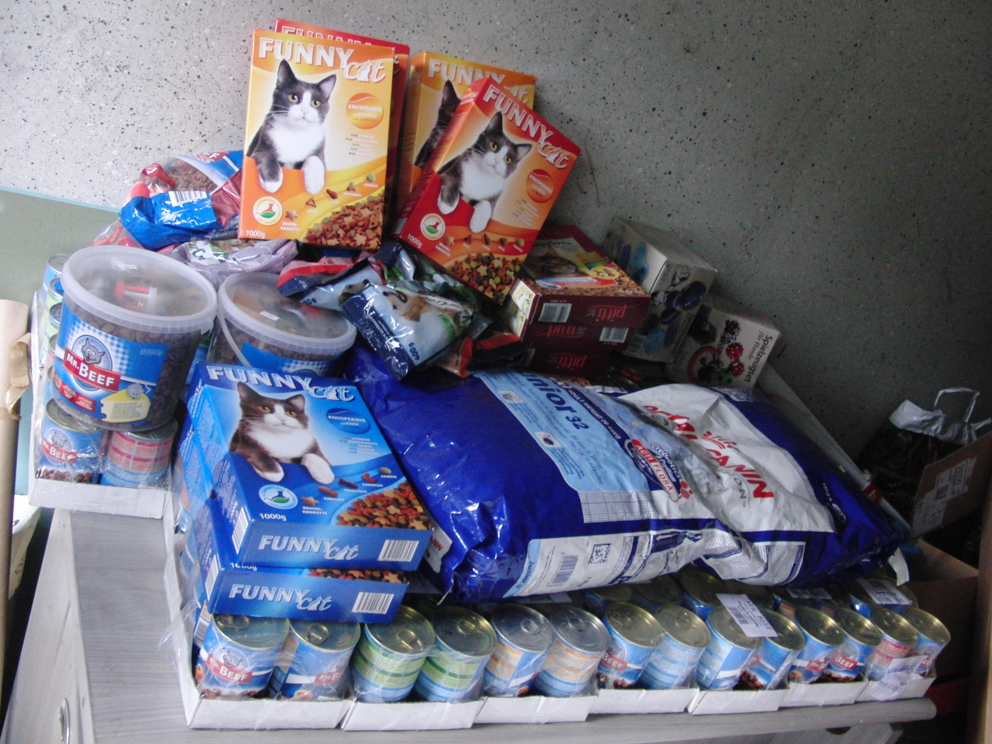 Großzügige Futterspende